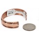Handmade Certified Authentic Navajo Pure Copper Native American Bracelet 2 24451-2