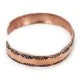 Handmade Certified Authentic Navajo Pure Copper Native American Bracelet 24450-2 Handmade Certified Authentic Navajo Pure Copper Native American Bracelet 24450-2