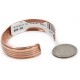 Handmade Certified Authentic Navajo Pure Copper Native American Bracelet 24451-4