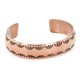 Handmade Certified Authentic Navajo Pure Copper Native American Bracelet 24451-5