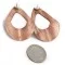 Handmade Certified Authentic Navajo Pure Copper Stud Native American Earrings 24435-1 Handmade Certified Authentic Navajo Pure Copper Stud Native American Earrings 24435-1