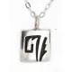 Handmade Certified Authentic Hopi .925 Sterling Silver Pendant Native American Necklace 12859 Handmade Certified Authentic Hopi .925 Sterling Silver Pendant Native American Necklace 12859