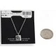 Handmade Certified Authentic Hopi .925 Sterling Silver Pendant Native American Necklace 12859 Handmade Certified Authentic Hopi .925 Sterling Silver Pendant Native American Necklace 12859