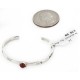 Handmade Navajo .925 Sterling Silver Natural Carnelian Baby Bracelet 12853-3