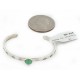 Handmade Certified Authentic Navajo .925 Sterling Silver Natural Turquoise Baby Native American Bracelet 12853-7 Handmade Certified Authentic Navajo .925 Sterling Silver Natural Turquoise Baby Native American Bracelet 12853-7