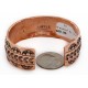 Handmade Certified Authentic Navajo Pure Copper Native American Bracelet 1 24454