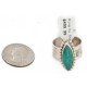 925 Sterling Silver Handmade Certified Authentic Navajo Natural Turquoise Native American Ring 24428-2 925 Sterling Silver Handmade Certified Authentic Navajo Natural Turquoise Native American Ring 24428-2