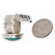 925 Sterling Silver Handmade Certified Authentic Navajo Natural Turquoise Native American Ring 24428-2 925 Sterling Silver Handmade Certified Authentic Navajo Natural Turquoise Native American Ring 24428-2