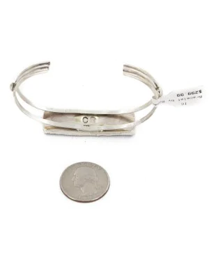 Handmade Certified Authentic Navajo .925 Sterling Silver Inlay Natural Multicolor Stones Native American Bracelet 12801 Handmade Certified Authentic Navajo .925 Sterling Silver Inlay Natural Multicolor Stones Native American Bracelet 12801