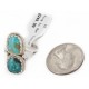 .925 Sterling Silver Handmade Certified Authentic Navajo Natural Turquoise Native American Ring 17002-7 .925 Sterling Silver Handmade Certified Authentic Navajo Natural Turquoise Native American Ring 17002-7
