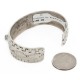 Handmade Certified Authentic Navajo Pure Nickel Native American Bracelet Natural Turquoise 12861-3 Handmade Certified Authentic Navajo Pure Nickel Native American Bracelet Natural Turquoise 12861-3