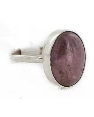 925 Sterling Silver Handmade Certified Authentic Navajo Natural Charoite Native American Ring 12642 925 Sterling Silver Handmade Certified Authentic Navajo Natural Charoite Native American Ring 12642