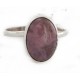 925 Sterling Silver Handmade Certified Authentic Navajo Natural Charoite Native American Ring  12642