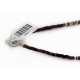 Certified Authentic Navajo .925 Sterling Silver Graduated Melon Shell Native American Necklace 15917-0