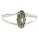 Handmade Certified Authentic Navajo .925 Sterling Silver Natural Turquoise Coral Mother of Pearl Inlay Native American Bracelet 12827-2 Handmade Certified Authentic Navajo .925 Sterling Silver Natural Turquoise Coral Mother of Pearl Inlay Native American Bracelet 12827-2