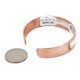 Handmade Certified Authentic Navajo Pure .925 Sterling Silver and Copper Native American Bracelet 12703-11 Handmade Certified Authentic Navajo Pure .925 Sterling Silver and Copper Native American Bracelet 12703-11