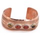 Handmade Certified Authentic Navajo Pure .925 Sterling Silver and Copper Natural Charoite Tigers Eye Native American Bracelet 12802