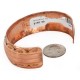 Handmade Certified Authentic Navajo Pure Copper Native American Bracelet 12807