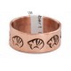 Pure Copper BEAR Handmade Certified Authentic Navajo Native American Ring  16995-3