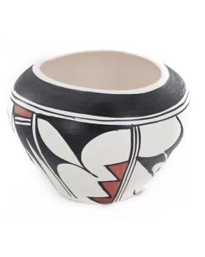 $200 Handmade Handpainted Certified Authentic Hopi R.Tsinnij Keams Canyon Native American Pottery 102494-3 $200 Handmade Handpainted Certified Authentic Hopi R.Tsinnij Keams Canyon Native American Pottery 102494-3
