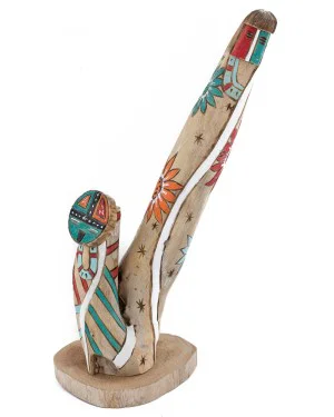 $200 Handmade Handpainted Certified Authentic Hopi Sunface Healing and Blessing Signed Native American Kachina 19138 $200 Handmade Handpainted Certified Authentic Hopi Sunface Healing and Blessing Signed Native American Kachina 19138