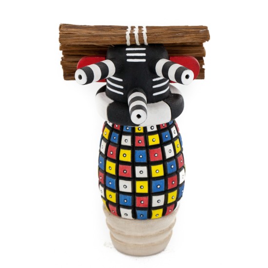 $300 Handmade Certified Authentic Hopi Kwi kwil yaka Native American Kachina 10895-0 Kachina NB150925021241 10895-0 (by LomaSiiva)