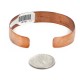 Handmade Certified Authentic Navajo Pure .925 Sterling Silver and Copper Native American Bracelet 12721-4