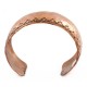 Handmade Hammered Certified Authentic Navajo Pure Copper Native American Bracelet 12795