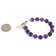 Certified Authentic Navajo Natural Amethyst Link Native American Bracelet 1 12742-114 Certified Authentic Navajo Natural Amethyst Link Native American Bracelet 1 12742-114
