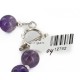 Certified Authentic Navajo Natural Amethyst Link Native American Bracelet 1 12742-114 Certified Authentic Navajo Natural Amethyst Link Native American Bracelet 1 12742-114