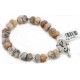 Certified Authentic Navajo Natural Jasper Link Native American Bracelet 12742-103 Certified Authentic Navajo Natural Jasper Link Native American Bracelet 12742-103