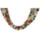 3 Strand Certified Authentic Navajo .925 Sterling Silver Natural Agate and Multicolor Stones Native American Necklace 17069 3 Strand Certified Authentic Navajo .925 Sterling Silver Natural Agate and Multicolor Stones Native American Necklace 17069