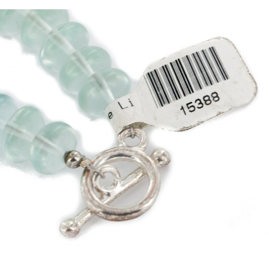 Certified Authentic Navajo .925 Sterling Silver Natural Hematite and Blue Quartz Native American Necklace 15388-1 Certified Authentic Navajo .925 Sterling Silver Natural Hematite and Blue Quartz Native American Necklace 15388-1