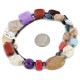 Certified Authentic Navajo .925 Sterling Silver Natural Multicolor Stones Native American Necklace 7501004-4