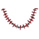 Certified Authentic Navajo .925 Sterling Silver Coral and Natural Turquoise Native American Necklace 15343-25 Certified Authentic Navajo .925 Sterling Silver Coral and Natural Turquoise Native American Necklace 15343-25