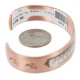 Navajo .925 Sterling Silver Handmade Certified Authentic Pure Copper Native American Bracelet 13015-2 Navajo .925 Sterling Silver Handmade Certified Authentic Pure Copper Native American Bracelet 13015-2