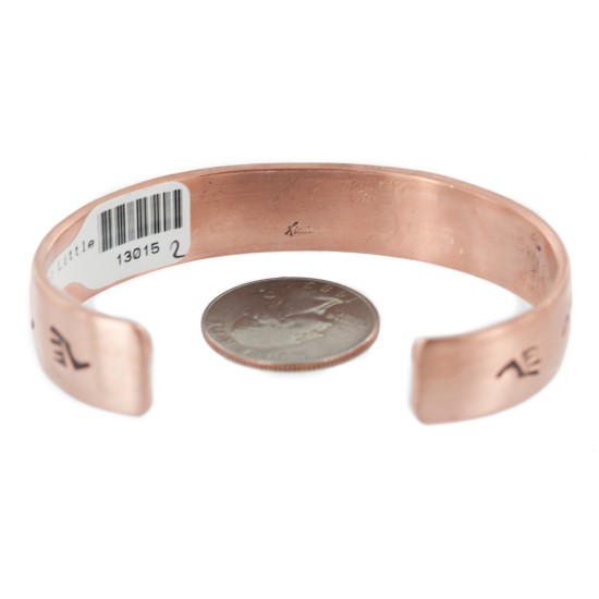 Navajo .925 Sterling Silver Handmade Certified Authentic Pure Copper Native American Bracelet 13015-2 Navajo .925 Sterling Silver Handmade Certified Authentic Pure Copper Native American Bracelet 13015-2