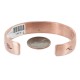 Navajo .925 Sterling Silver Handmade Certified Authentic Pure Copper Native American Bracelet 13015-2 Navajo .925 Sterling Silver Handmade Certified Authentic Pure Copper Native American Bracelet 13015-2