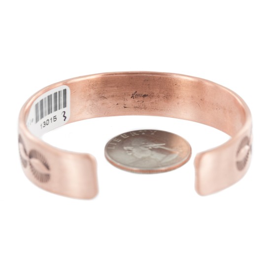 Bear Paw Navajo .925 Sterling Silver Handmade Certified Authentic Pure Copper Native American Bracelet 13015-3 Bear Paw Navajo .925 Sterling Silver Handmade Certified Authentic Pure Copper Native American Bracelet 13015-3