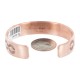 Bear Paw Navajo .925 Sterling Silver Handmade Certified Authentic Pure Copper Native American Bracelet 13015-3 Bear Paw Navajo .925 Sterling Silver Handmade Certified Authentic Pure Copper Native American Bracelet 13015-3