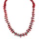 Certified Authentic Navajo .925 Sterling Silver Coral and Natural Turquoise Native American Necklace 15343-25 Certified Authentic Navajo .925 Sterling Silver Coral and Natural Turquoise Native American Necklace 15343-25