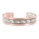 Bear Paw Navajo .925 Sterling Silver Handmade Certified Authentic Pure Copper Native American Bracelet 13015-3 Bear Paw Navajo .925 Sterling Silver Handmade Certified Authentic Pure Copper Native American Bracelet 13015-3