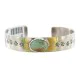 Navajo Handmade Certified Authentic Nickel Natural Turquoise Native American Bracelet 13019-8 Navajo Handmade Certified Authentic Nickel Natural Turquoise Native American Bracelet 13019-8