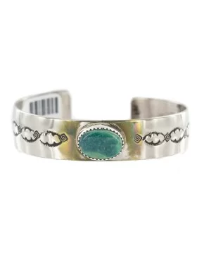 Nickel Navajo Handmade Certified Authentic Natural Turquoise Native American Bracelet 13019-10 Nickel Navajo Handmade Certified Authentic Natural Turquoise Native American Bracelet 13019-10