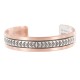 Teepee .925 Sterling Silver Navajo Handmade Certified Authentic Pure Copper Native American Bracelet 13015-6 Teepee .925 Sterling Silver Navajo Handmade Certified Authentic Pure Copper Native American Bracelet 13015-6