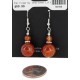 Certified Authentic .925 Sterling Silver Hooks Natural Carnelian Dangle Native American Earrings 18155 All Products NB160121230054 18155 (by LomaSiiva)