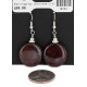 Certified Authentic .925 Sterling Silver Hooks Natural Red Jasper Dangle Native American Earrings 18157 All Products NB160121225027 18157 (by LomaSiiva)