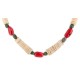 Certified Authentic Navajo .925 Sterling Silver Natural Turquoise Graduated Melon Shell Coral Native American Necklace 25228-1 Certified Authentic Navajo .925 Sterling Silver Natural Turquoise Graduated Melon Shell Coral Native American Necklace 25228-1