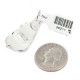 Handmade Certified Authentic Navajo .925 Sterling Silver Coral Native American Pendant 26211-2
