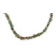 .925 Sterling Silver Certified Authentic Navajo Natural Turquoise Chain Native American Necklace 17067 .925 Sterling Silver Certified Authentic Navajo Natural Turquoise Chain Native American Necklace 17067
